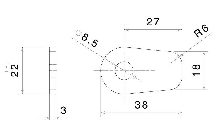 BMW R12 nineT (23-26) ウインカー取付キット 前後 Indicator Mounting Kit Rizoma_2