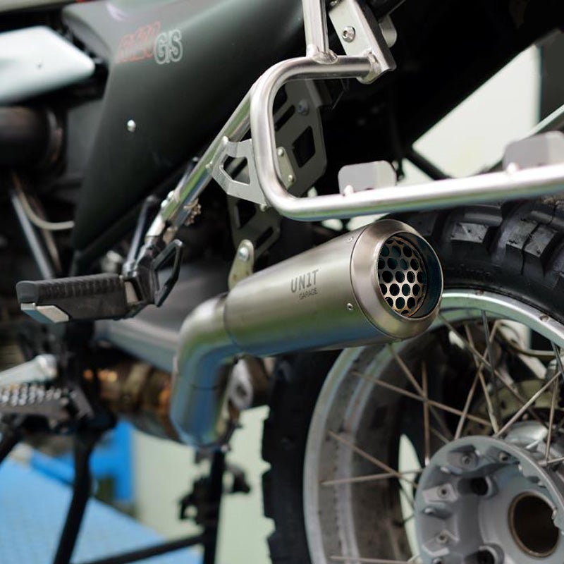 BMW R1200GS/ADV 06-09 GPスタイル チタン スリップオンマフラー UNIT