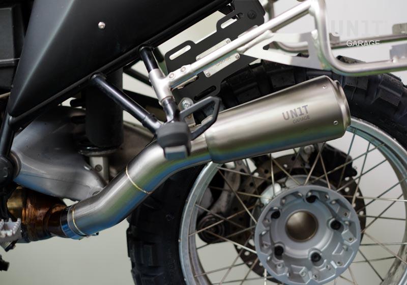 bmw r1200gs エキパイ 直通 BMW R1200GS/ADV 06-09 GPスタイル チタン スリップオンマフラー UNIT