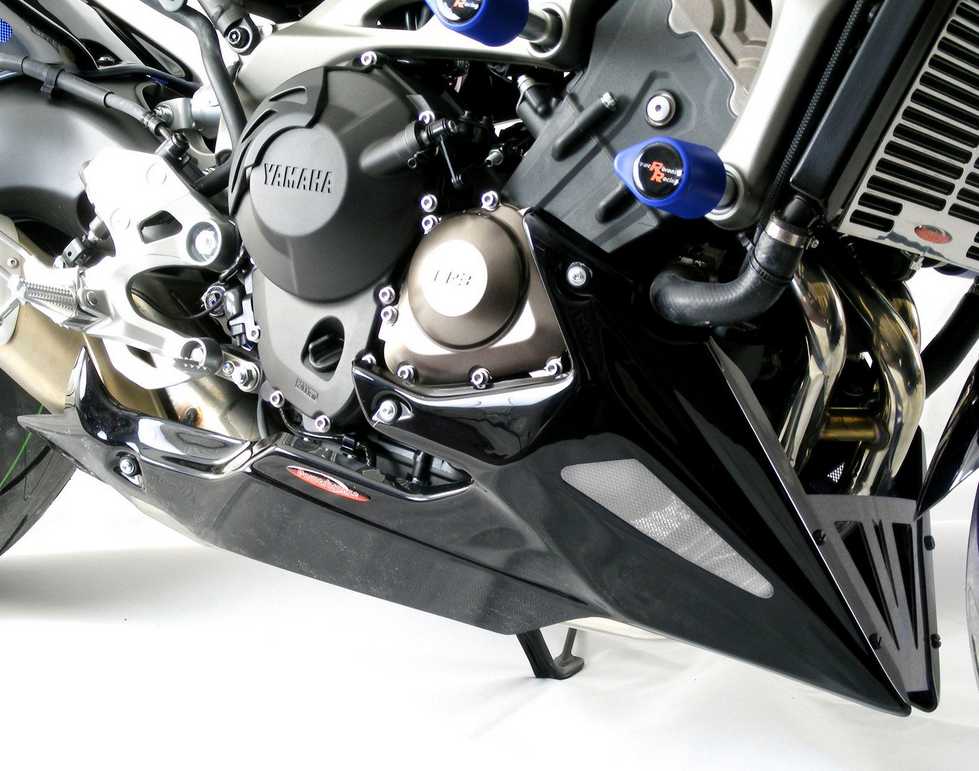 YAMAHA MT-09 (17-20) アンダーカウル ブラック/シルバー POWERBROPNZE_2