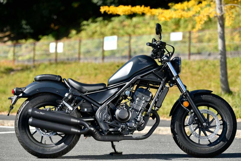 Honda レブル250 (型式：2BK-MC49) パワーヘッダーW マットブラック 
