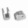 Wunderlich Vario joint rider EVO1 (pair) - silver 70325-001