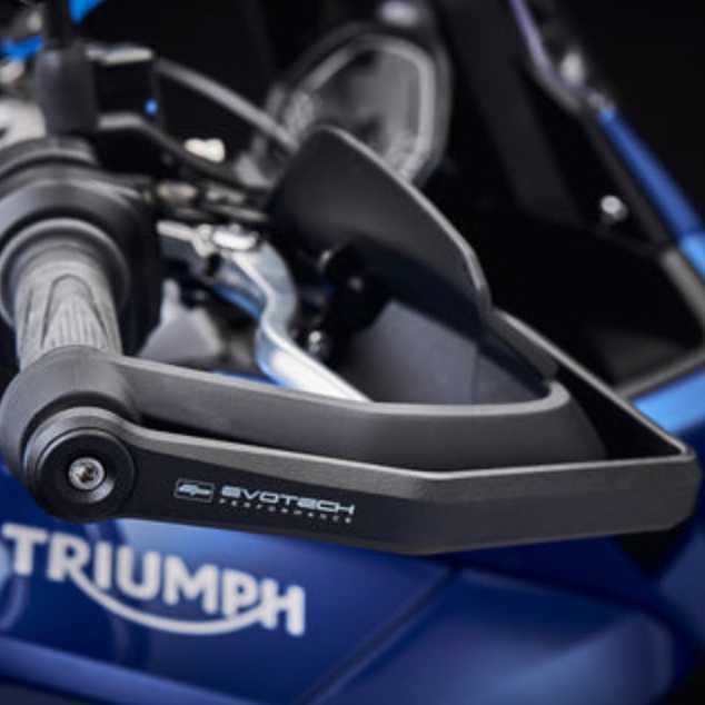  Triumph タイガースポーツ660 (22-) 純正ハンドガード用アディッショナルプロテクター Evotech Performance_2
