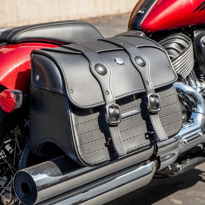 インディアン チーフ ボバー ダークホース (22-) サドルバッグ 34L 