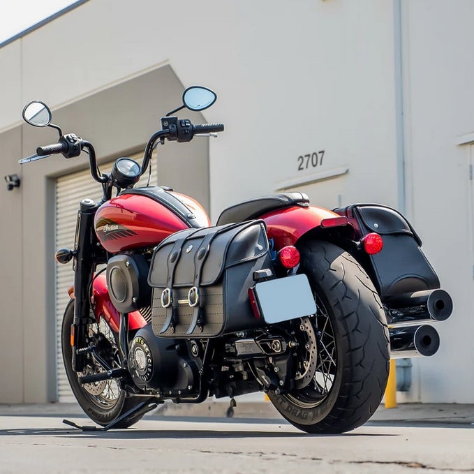 インディアン チーフ ボバー ダークホース (22-) サドルバッグ 34L