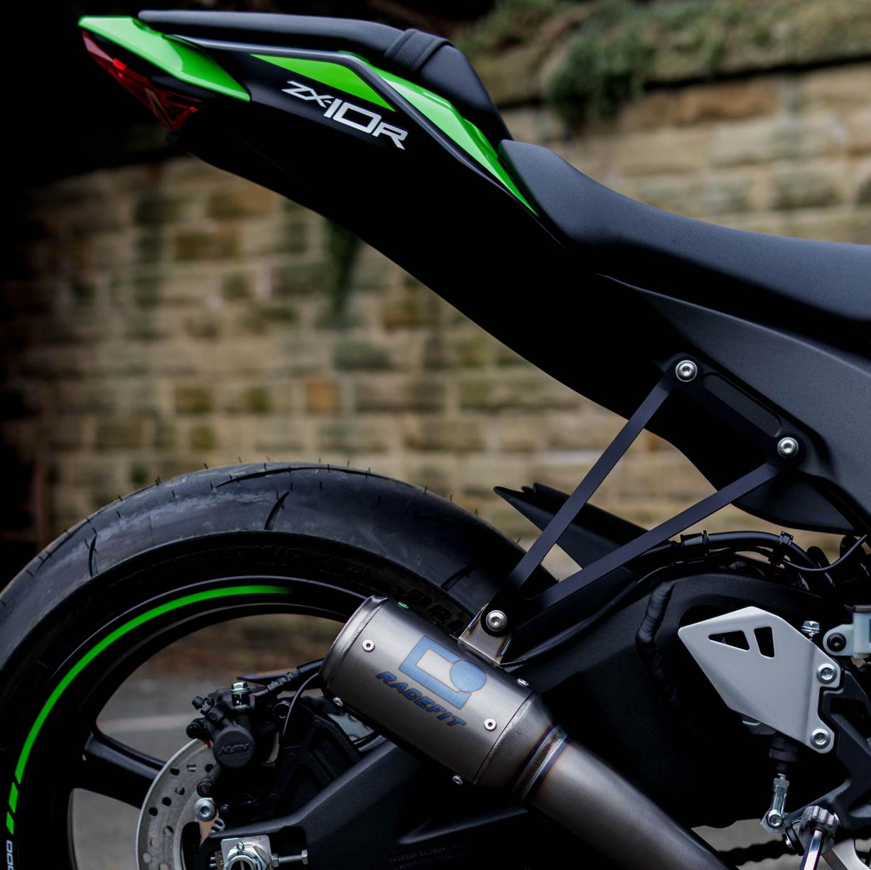 カワサキ ZX-10R グローラーX マフラーハンガーブラケット ブラック