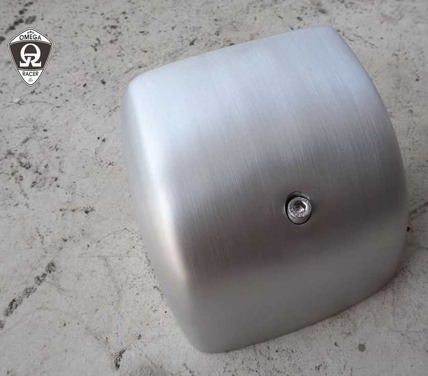 BMW R65/R80/R100 エアフィルターカバー アルミニウム製 Air Filter Cover Omega Racer_4