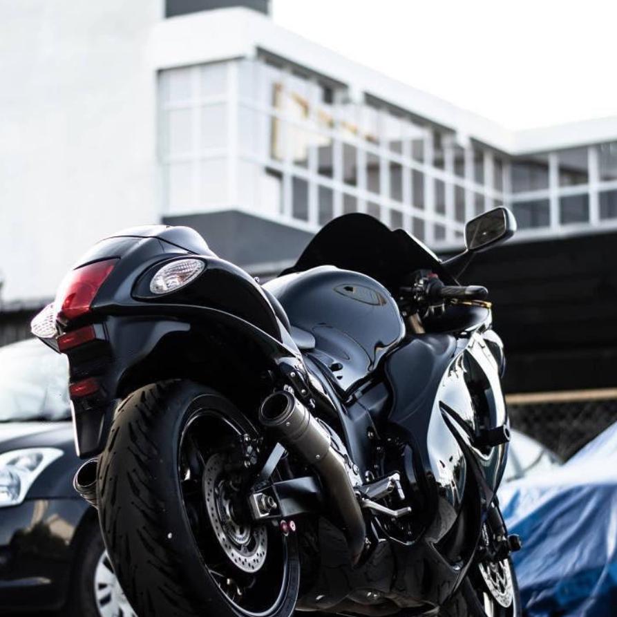 スズキ GSX-R1300 隼（08-19） ブラックエディション スリップオン