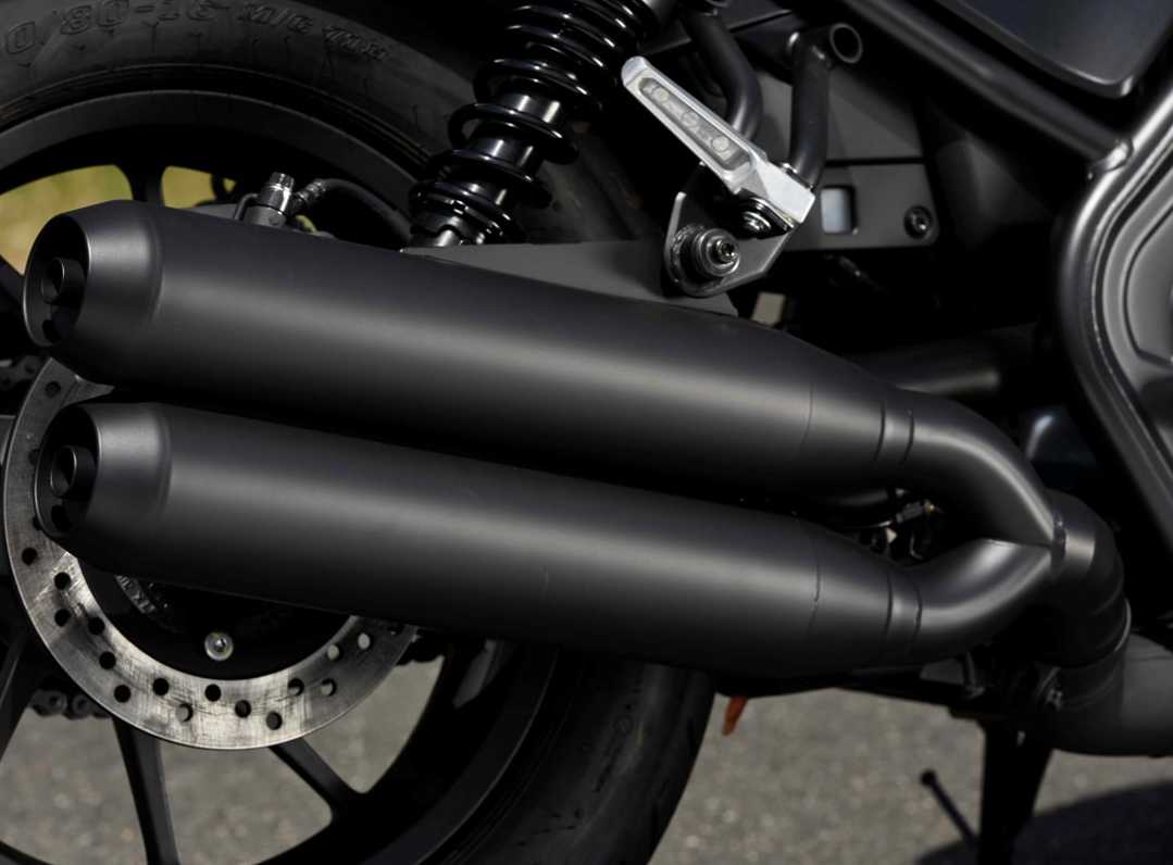 Honda レブル250 (型式：8BK-MC49) パワーヘッダーW マットブラック