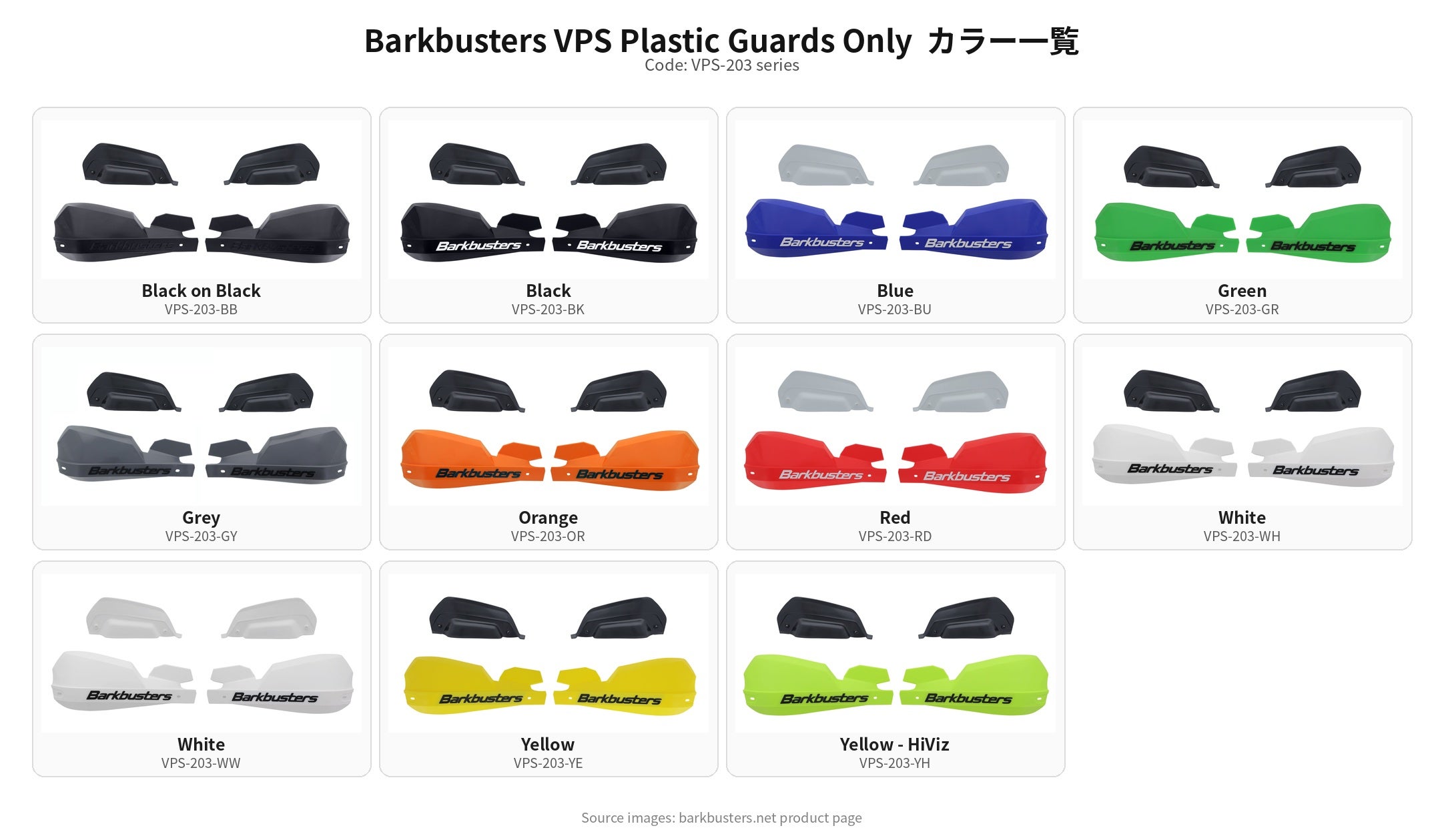 BARKBUSTERS(バークバスターズ) プラスチックガード ハンドガード VPS