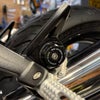 BMW R12 / R12 nineT CNC エキゾーストマウントカバー ブラック DKデザイン_1