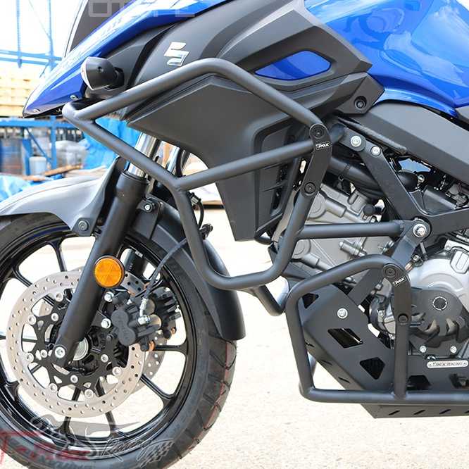 【美車】2023年 Vストローム650 エンジンガード等装着 25mmダウン Suzuki Vストローム650 (17-25) トップエンジンガード クラッシュ