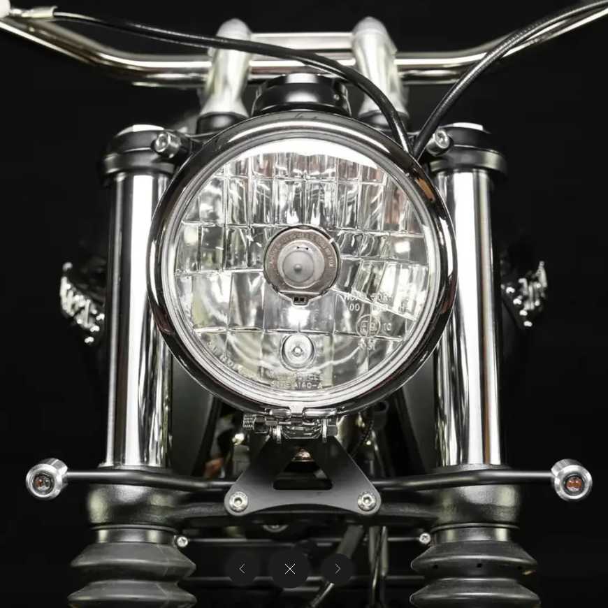 ヴィンテージBATESヘッドライト Round Motorcycle Headlight FCR