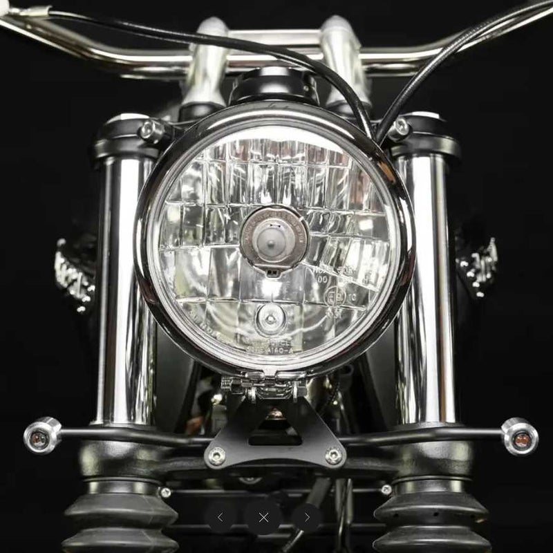 ヴィンテージBATESヘッドライト Round Motorcycle Headlight FCR Accessoires_1