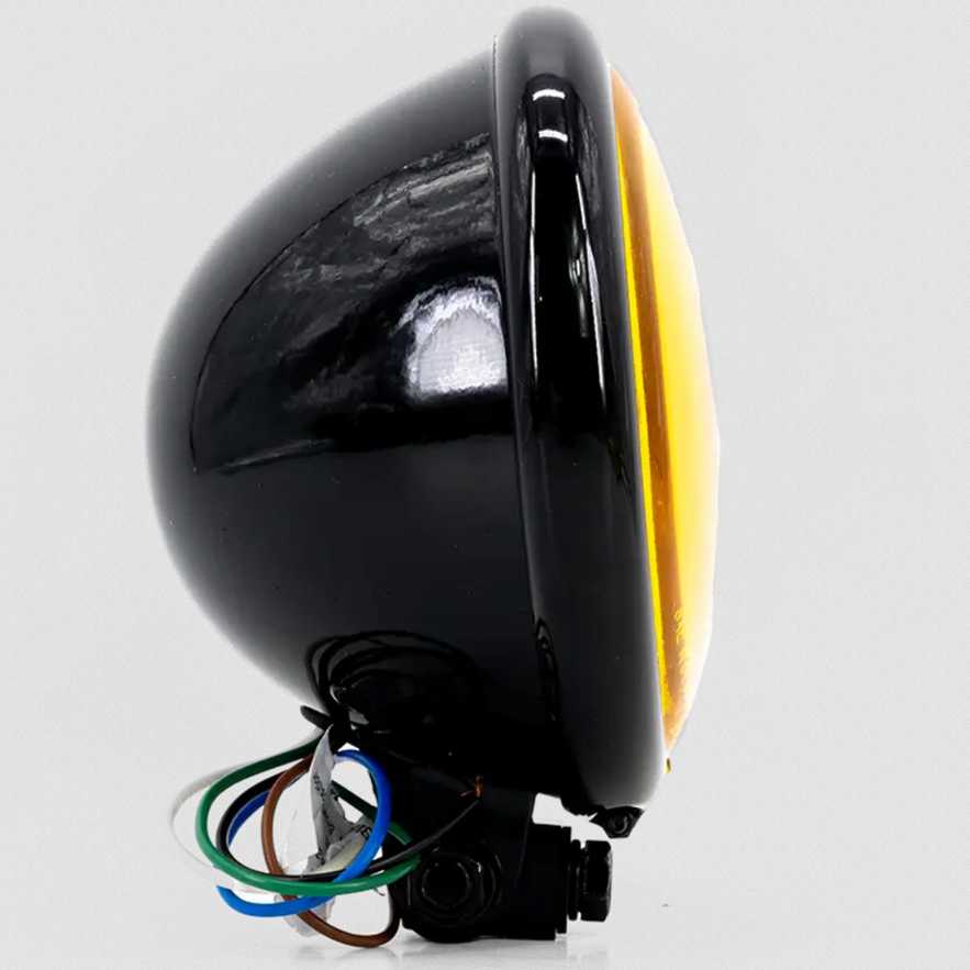 ヴィンテージBATESヘッドライト Round Motorcycle Headlight FCR Accessoires_7