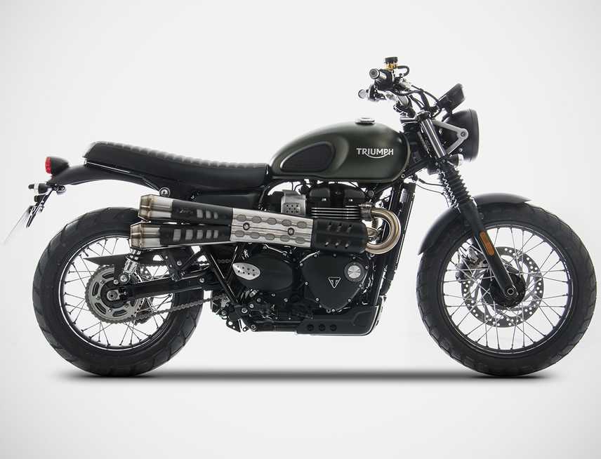 Triumph Scrambler 900 (24-25) コニカル スリップオンマフラー Conical Slip-On ZARD_2