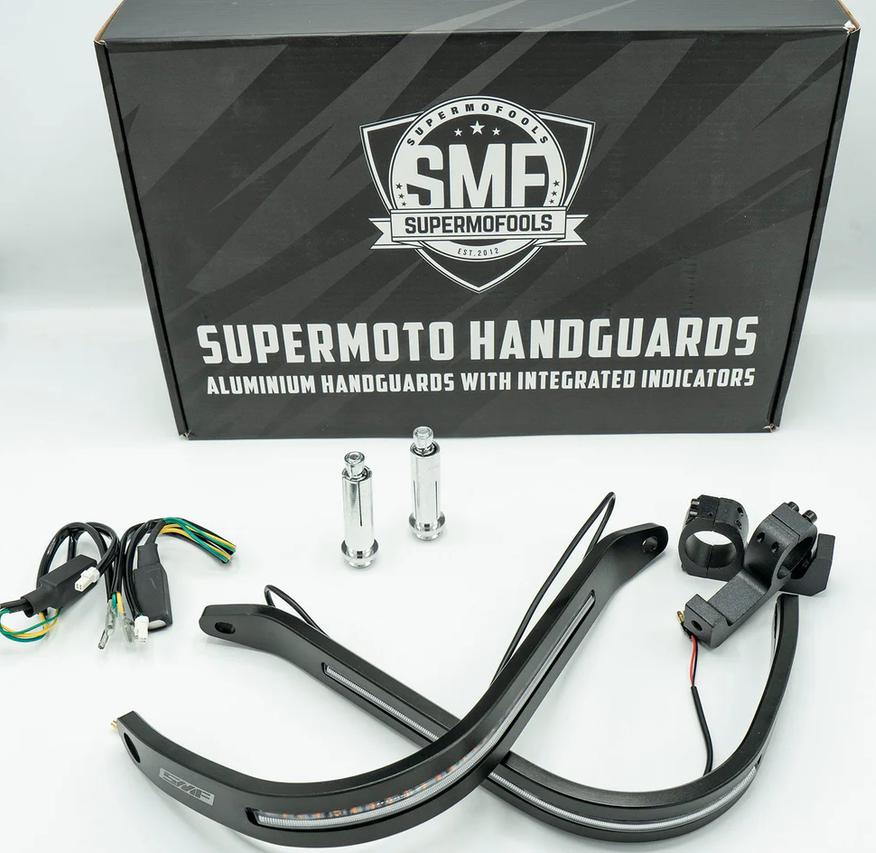 ハイパーモタード1100S用ウィンカーハンドガード左右セット DUCATI ハイパーモタード698モノ LEDウインカー一体型ハンドガード
