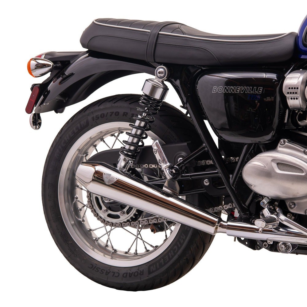 美品 トライアンフ ボンネビルT100純正マフラー2203341 2203342 トライアンフ ボンネビル(Bonneville) T100&T120|マフラー