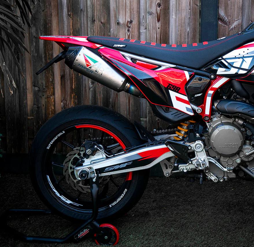 DUCATI 698 ハイパーモタード モノ デカールキット＃1 SUPERMOFOOLS