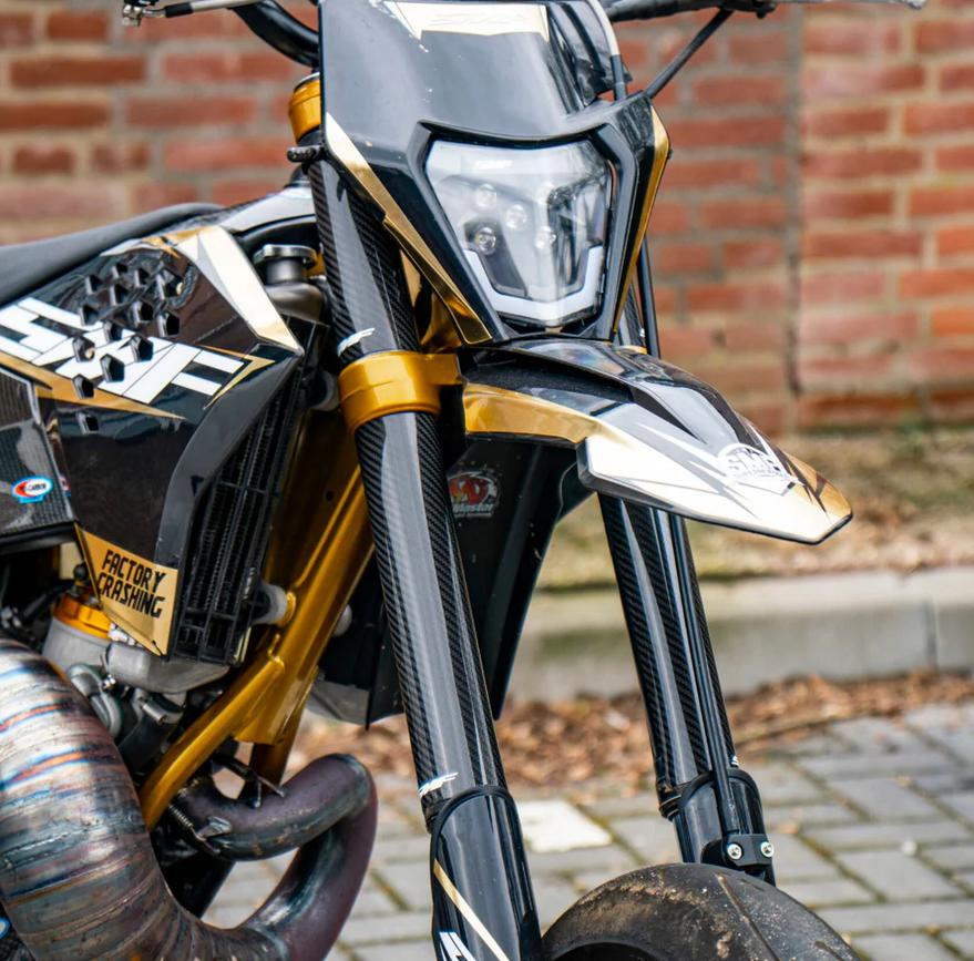KTM Husqvarna EXC EXC-F TE FEフロントフォークカバー KTM Husqvarna EXC EXC-F TE FEフロントフォークカバー Fork Guard