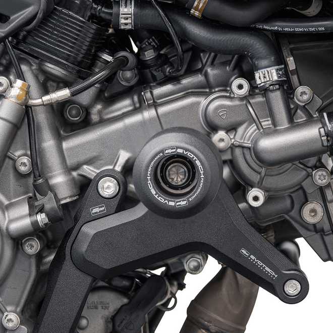 DUCATI モンスター/ハイパーモタード V2 (26-) フレームスライダー(クラッシュプロテクション) Evotech Performance_2