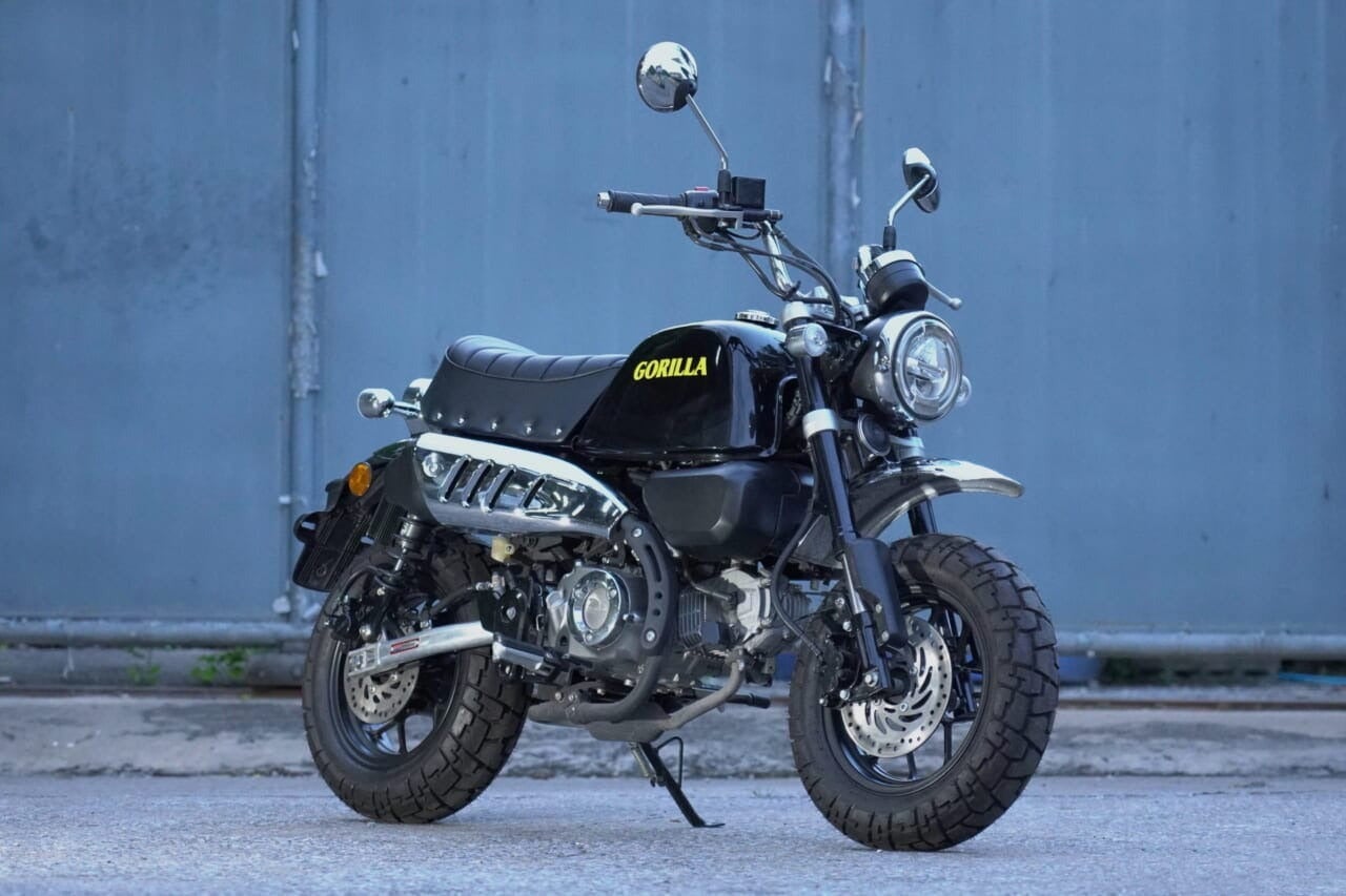 モンキー125 Gorilla ゴリラタンク＆シートセット G+Note ブラック 8ft