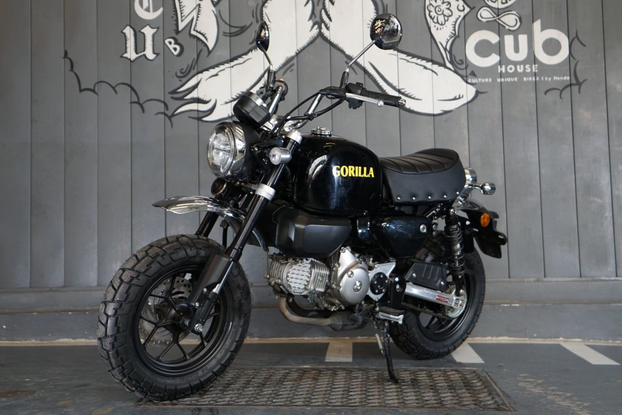 モンキー125 Gorilla ゴリラタンク＆シートセット G+Note ホワイト 8ft