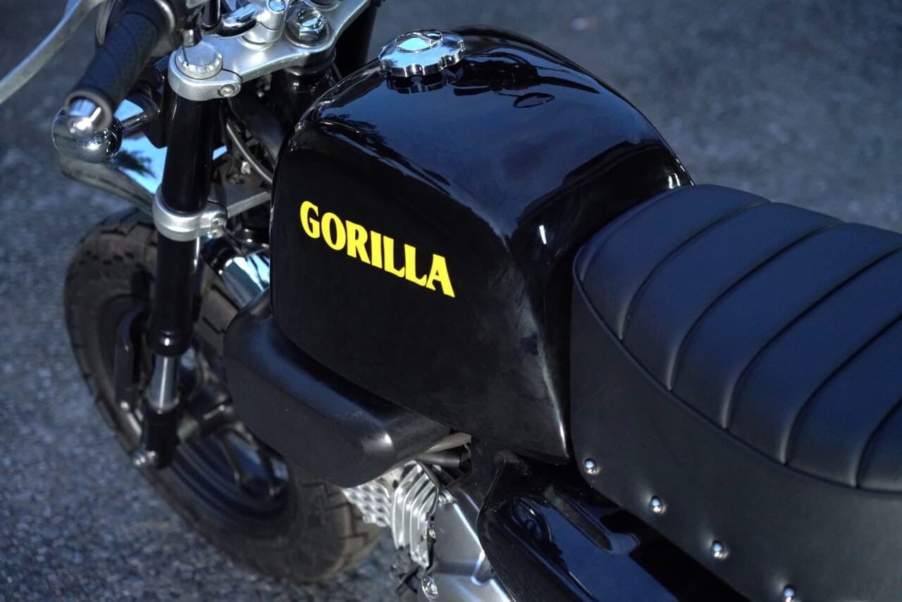 モンキー125 Gorilla ゴリラタンク＆シートセット G+Note ホワイト 8ft