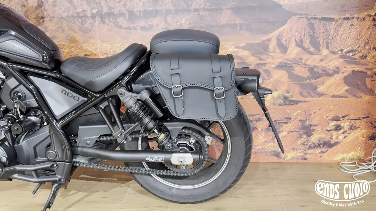 ホンダ レブル1100 サイドバッグ Kurt レザーサドルバッグ Ends Cuoio