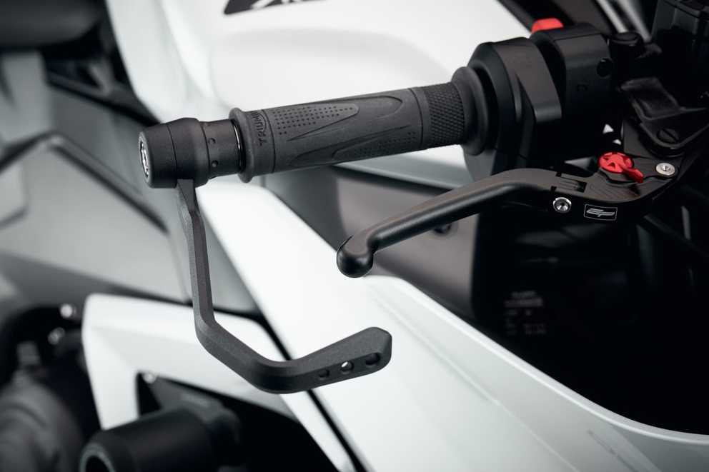 Triumph トラッカー400 (26-) レバープロテクターキット(ブレーキ/クラッチ) レースバーエンドタイプ Evotech Performance_3