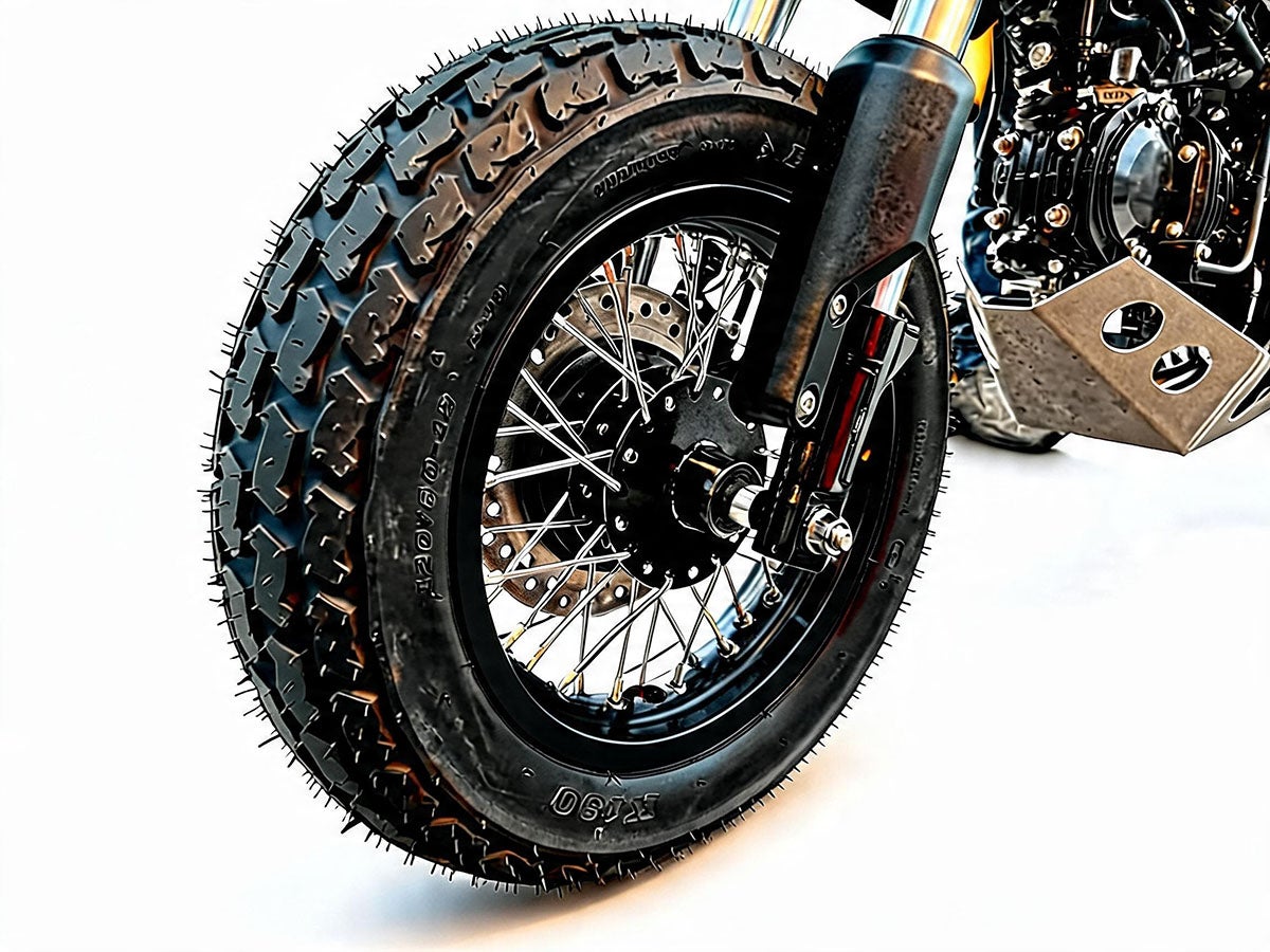 モンキー125/DAX125/GROM スポークホイールセット ブラック 8ft