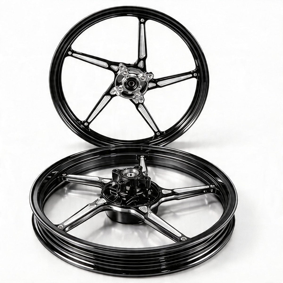 CT125 ハンターカブ Work Race チューブレスホイールセット ブラック