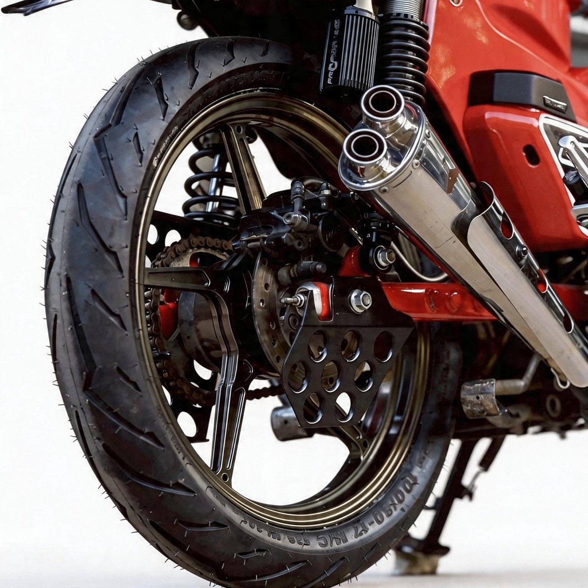 CT125 ハンターカブ Work Race チューブレスホイールセット ブラック