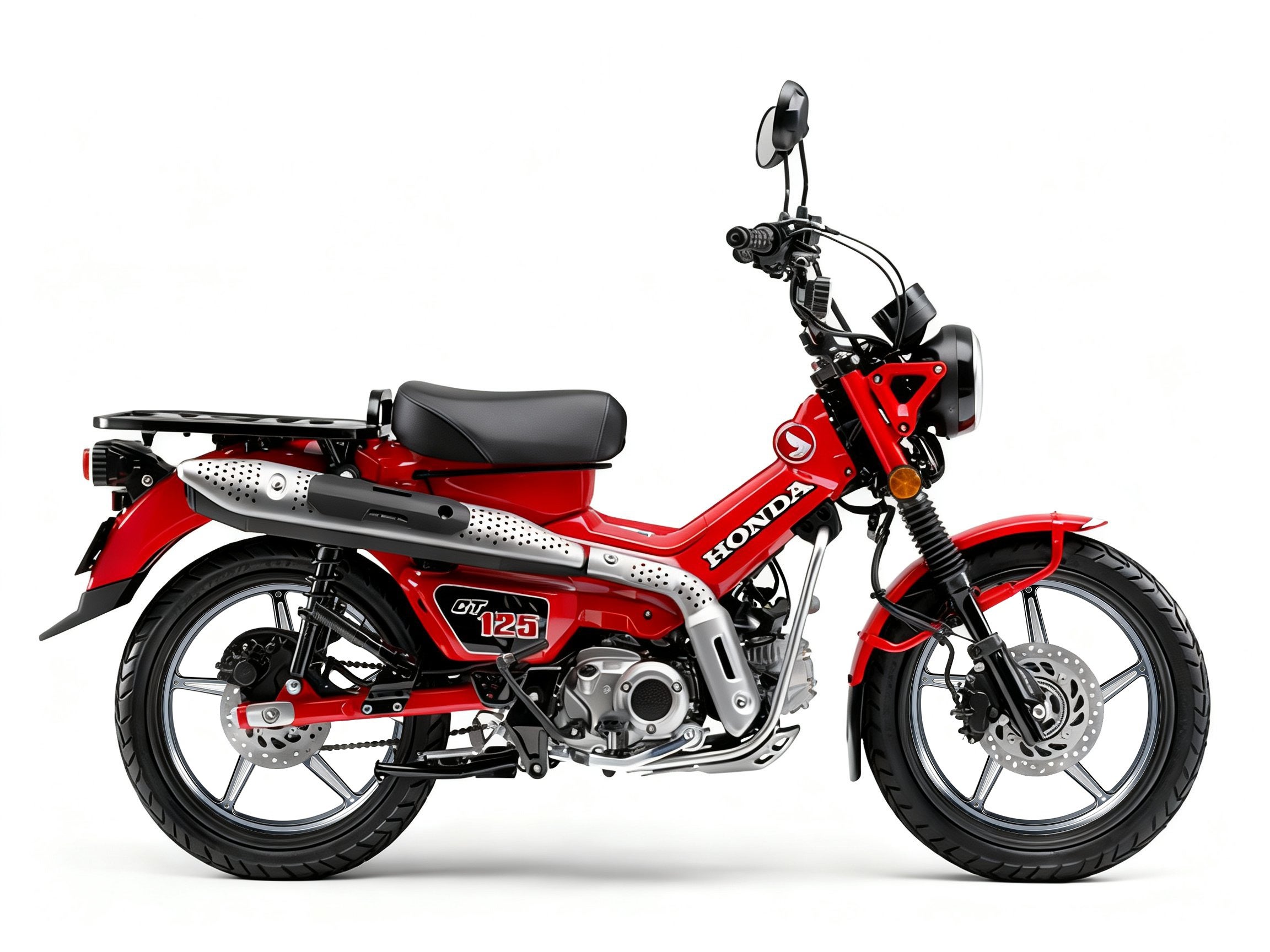 CT125 ハンターカブ Work Race チューブレスホイールセット ブラック