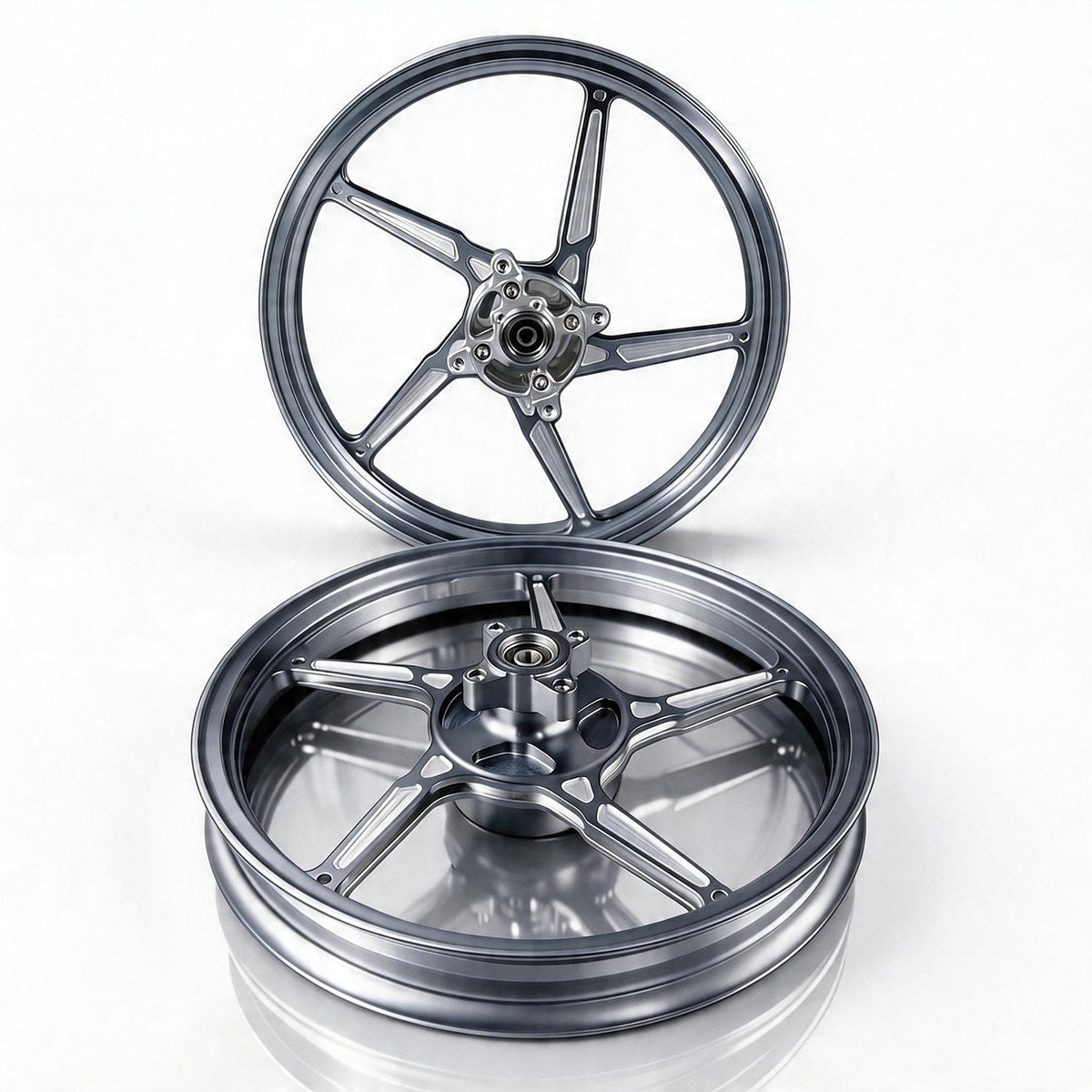 CT125 ハンターカブ Work Race チューブレスホイールセット グレー 8ft