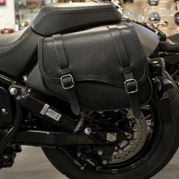 Ends Cuoio(エンズクオイオ) Samisch レザー サイドバッグ 左側 Indian Chief/Bobber Dark Horse, Super Chief LTD インディアン_2