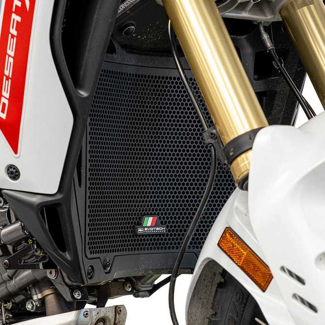 Ducati デザートX V2 (26-) ラジエーターガード Evotech Performance_1