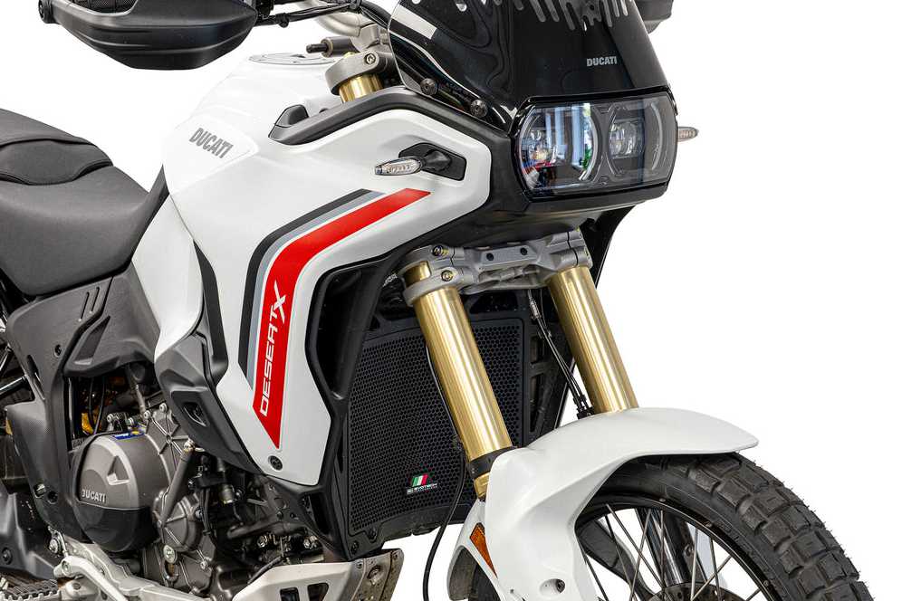 Ducati デザートX V2 (26-) ラジエーターガード Evotech Performance_3