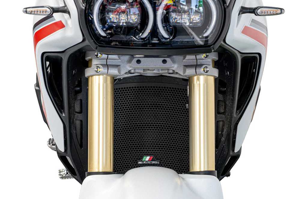 Ducati デザートX V2 (26-) ラジエーターガード Evotech Performance_5