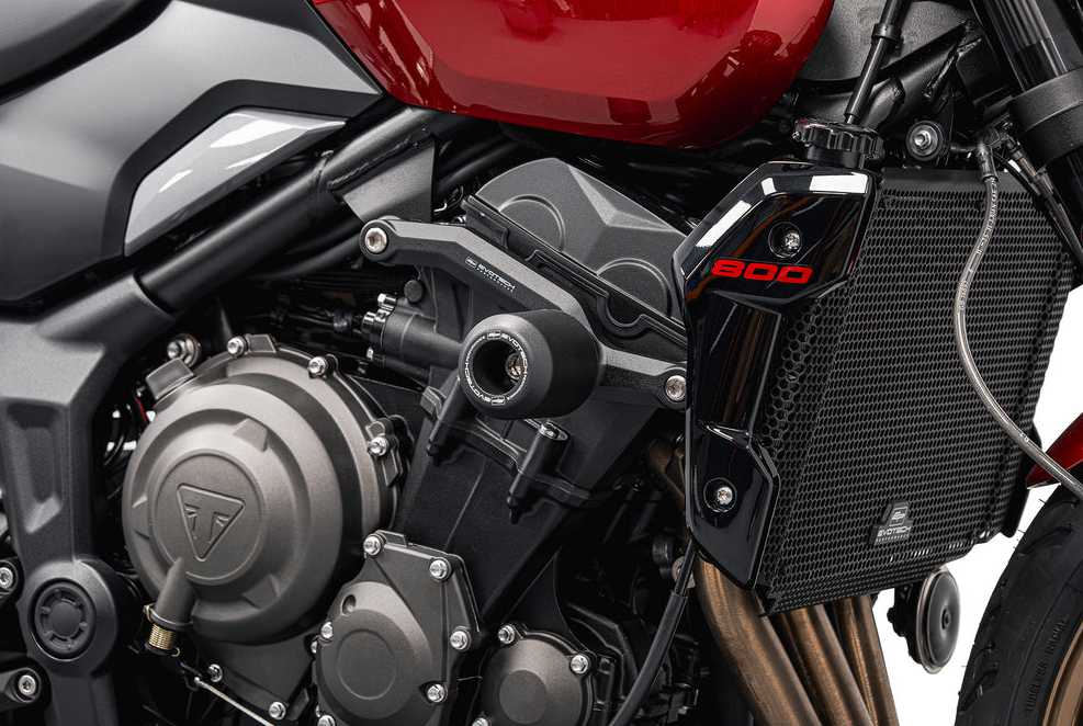 Triumph トライデント660/800 (26-) フレームスライダー(クラッシュプロテクション) Evotech Performance_5