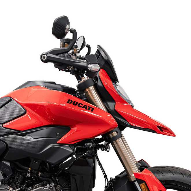 Ducati ハイパーモタード V2 (26-) カーボンフライスクリーンEvotech Performance_2