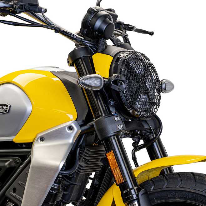 Ducati Scrambler Icon/Full Throttle/Nightshift (23-) ヘッドライトガード Evotech Performance_1