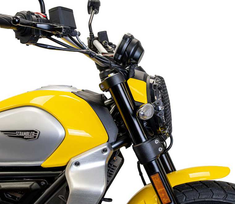 Ducati Scrambler Icon/Full Throttle/Nightshift (23-) ヘッドライトガード Evotech Performance_3