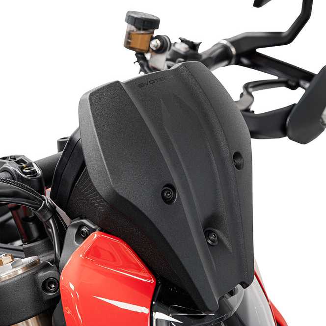 Ducati ハイパーモタード V2 (26-) フライスクリーン Fly Screen Evotech Performance_1