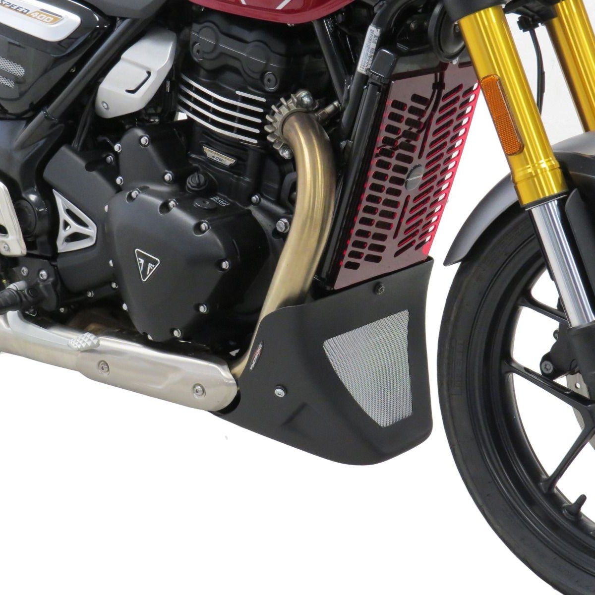 トライアンフ スピード400 スラクストン400 トラッカー400 ベリーパン Power Bronze