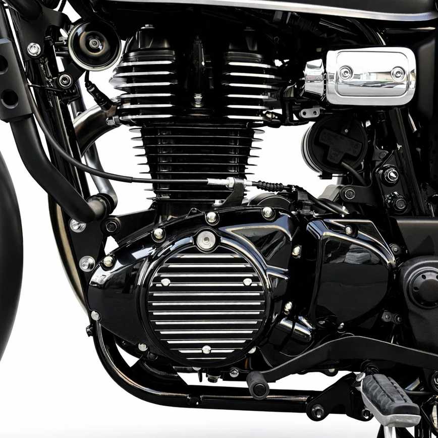 Honda GB350 / GB350 C / GB350 S (21-) エンジンカバーセット 3ピース Engine Cover Set K-SPEED_2