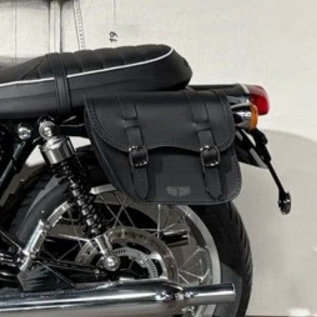 トライアンフ ボンネビルT100 / T120 サイドバッグ Kurt レザーサドル