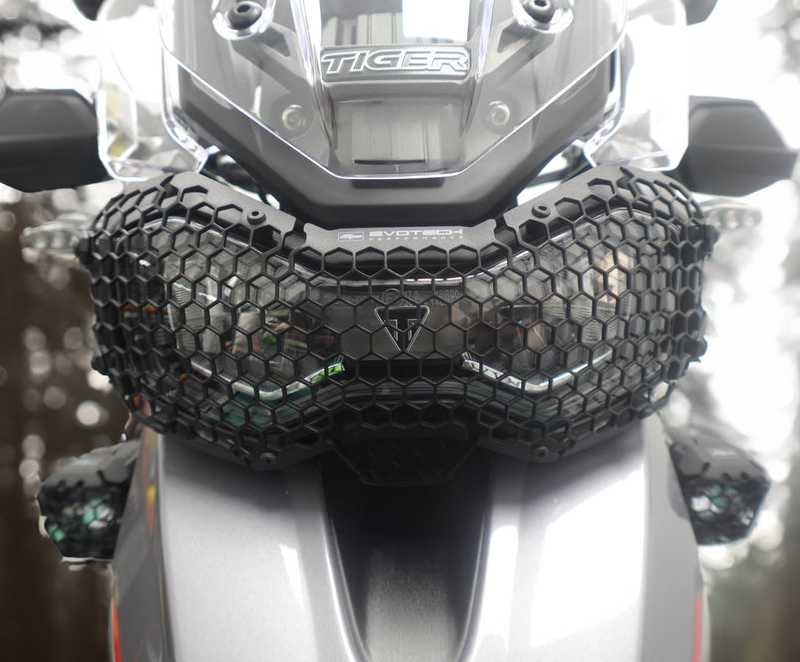 Triumph Tiger 850 Sport/Tiger 900 ヘッドライトガード ヘッドライトプロテクター Evotech Performance_2