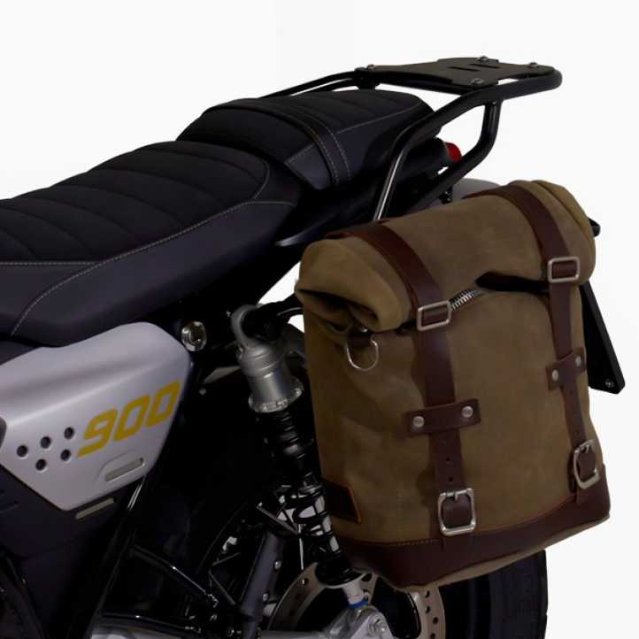 Triumph Scrambler 900 (26-) レザークラストバッグ 10L-14L 左フレームセット Unit Garage_1