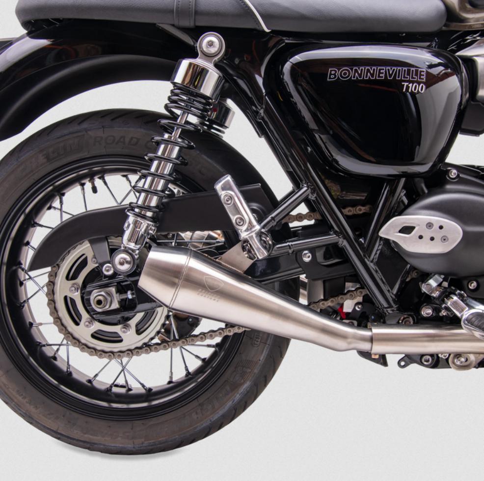 トライアンフ ボンネビルT100/T120 ビルダーシリーズ TT スリップオン